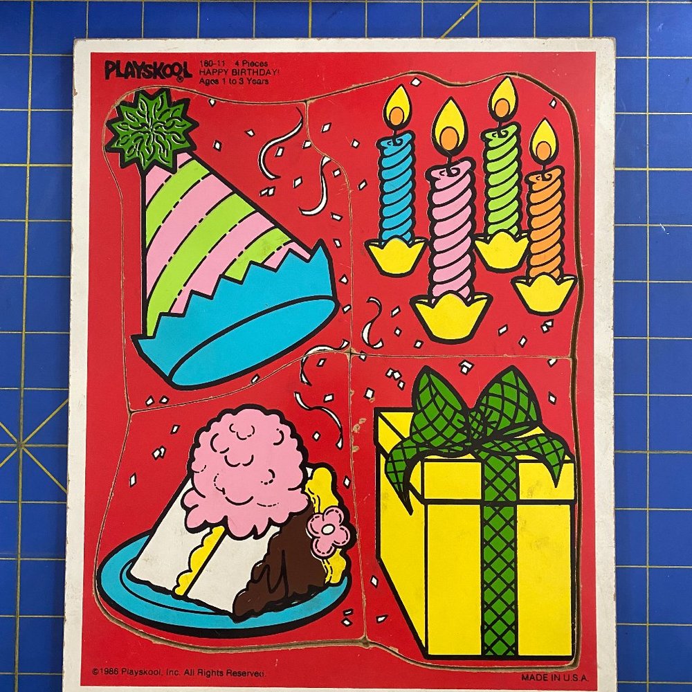 Happy Birthday Wood Puzzle